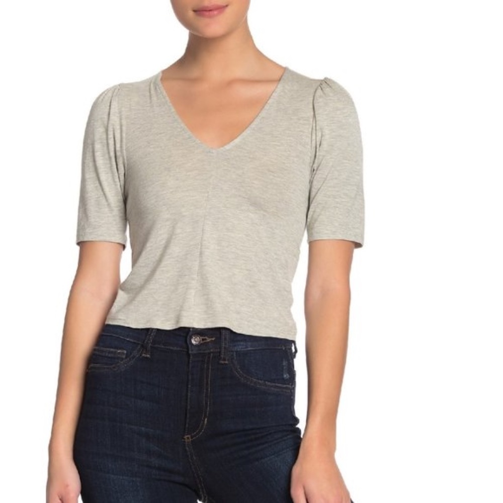 HIATUS V-Neck Puff Sleeve Top
